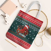 Merry Octomas Christmas Tote Bag Xmas Holiday Patterns - Wonder Print Shop