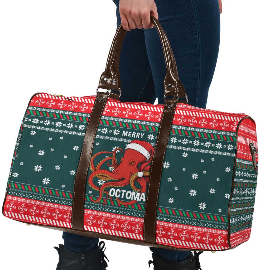 Merry Octomas Christmas Travel Bag Xmas Holiday Patterns - Wonder Print Shop