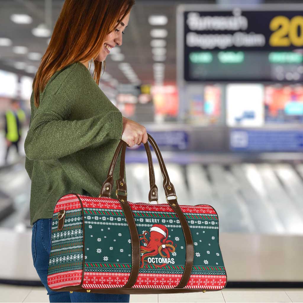 Merry Octomas Christmas Travel Bag Xmas Holiday Patterns - Wonder Print Shop