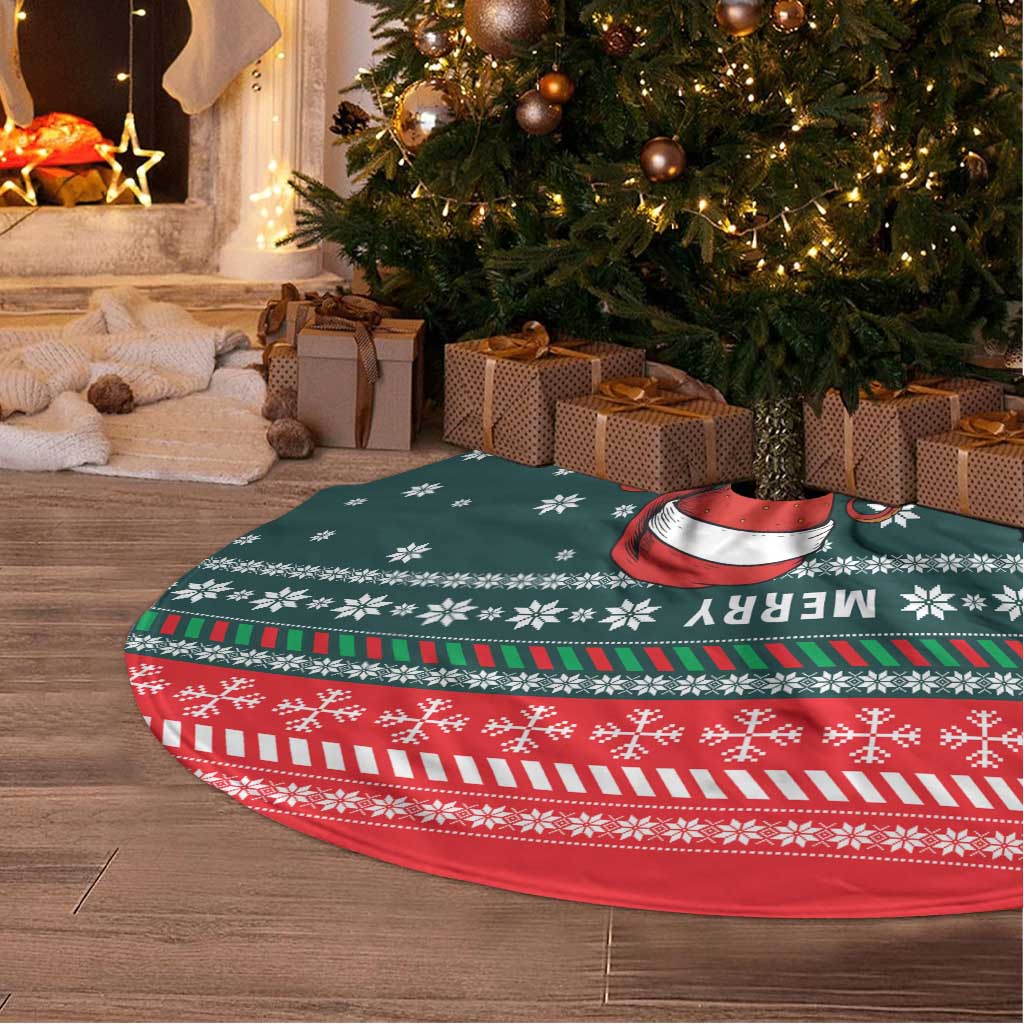 Merry Octomas Christmas Tree Skirt Xmas Holiday Patterns - Wonder Print Shop