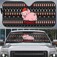 Merry Pigmas Christmas Auto Sun Shade Xmas Holiday Patterns - Wonder Print Shop