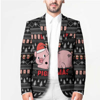 Merry Pigmas Christmas Blazer Xmas Holiday Patterns - Wonder Print Shop