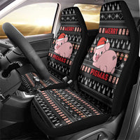 Merry Pigmas Christmas Car Seat Cover Xmas Holiday Patterns - Wonder Print Shop