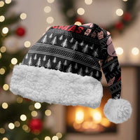 Merry Pigmas Christmas Santa Hat Xmas Holiday Patterns - Wonder Print Shop