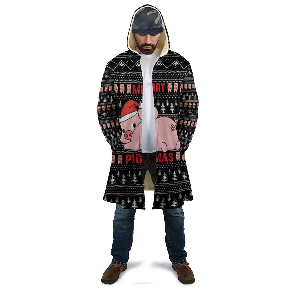 Merry Pigmas Christmas Cloak Xmas Holiday Patterns - Wonder Print Shop