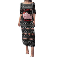 Merry Pigmas Christmas Family Matching Puletasi and Hawaiian Shirt Xmas Holiday Patterns - Wonder Print Shop
