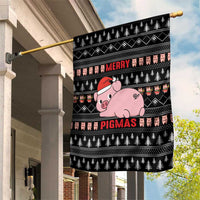 Merry Pigmas Christmas Garden Flag Xmas Holiday Patterns - Wonder Print Shop