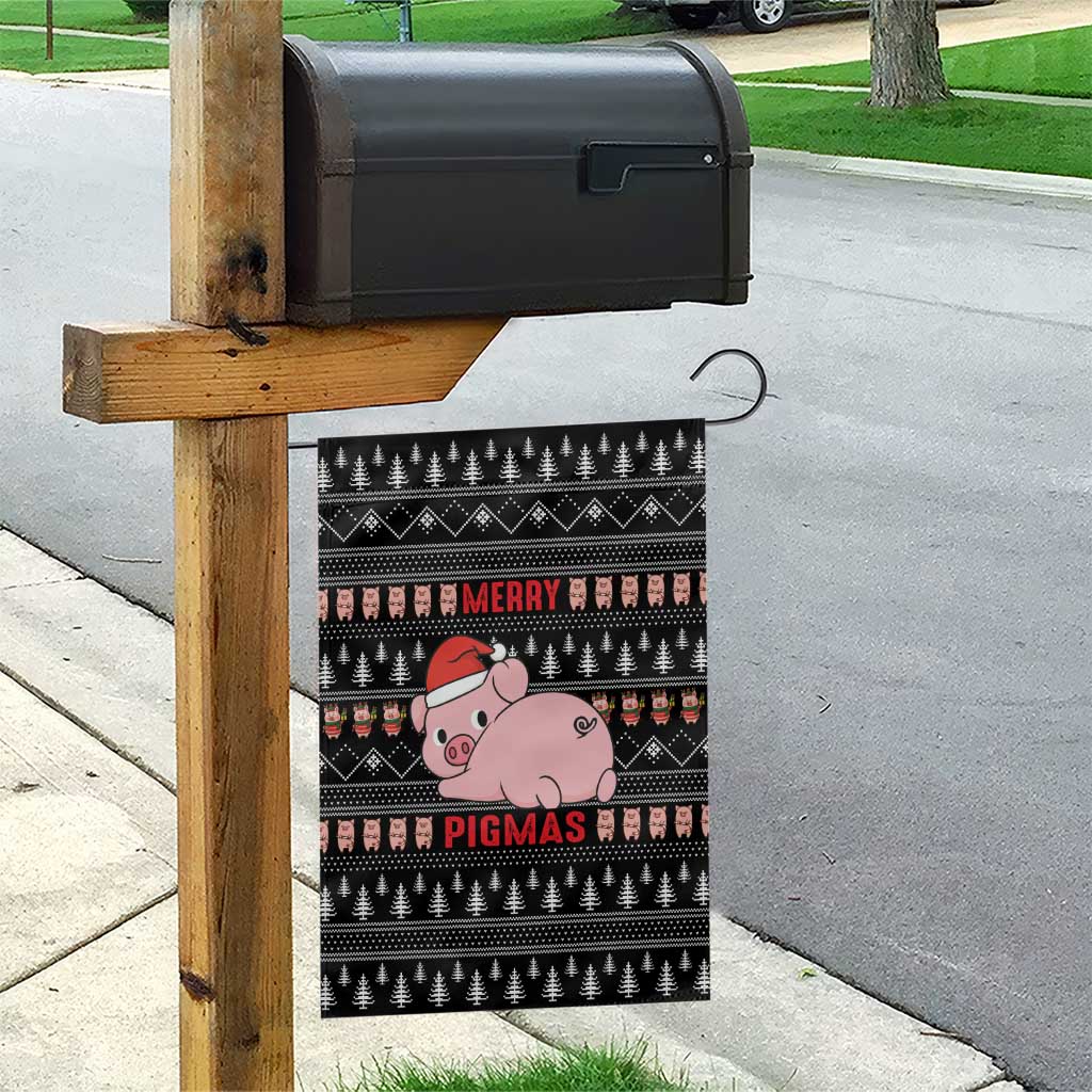 Merry Pigmas Christmas Garden Flag Xmas Holiday Patterns - Wonder Print Shop