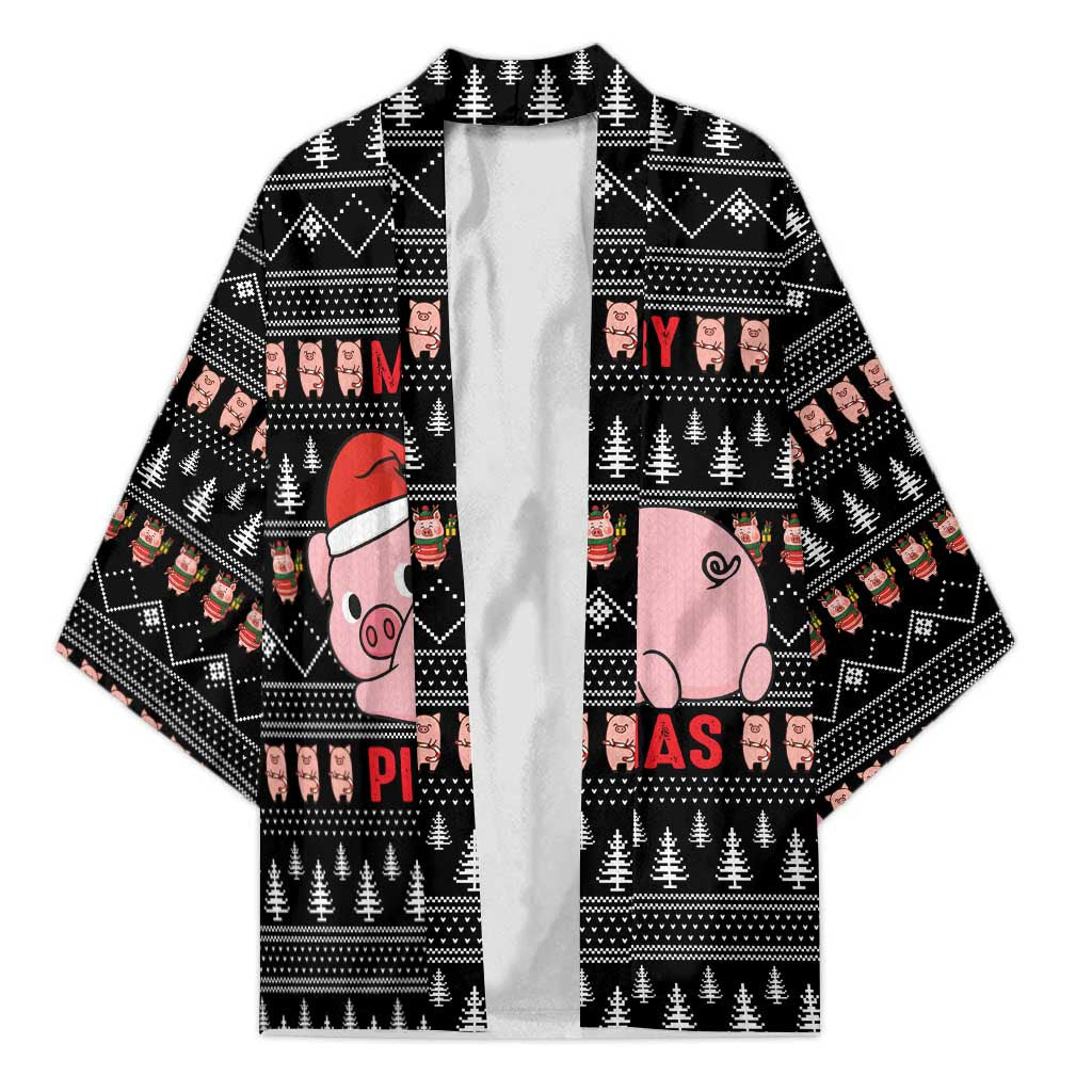 Merry Pigmas Christmas Kimono Xmas Holiday Patterns - Wonder Print Shop
