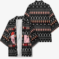 Merry Pigmas Christmas Kimono Xmas Holiday Patterns - Wonder Print Shop
