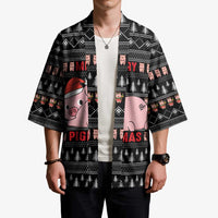 Merry Pigmas Christmas Kimono Xmas Holiday Patterns - Wonder Print Shop