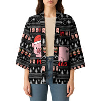 Merry Pigmas Christmas Kimono Xmas Holiday Patterns - Wonder Print Shop