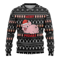 Merry Pigmas Christmas Ugly Christmas Sweater Xmas Holiday Patterns - Wonder Print Shop