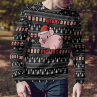 Merry Pigmas Christmas Ugly Christmas Sweater Xmas Holiday Patterns - Wonder Print Shop