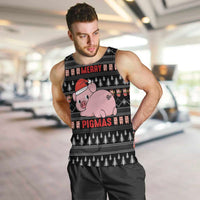 Merry Pigmas Christmas Men Tank Top Xmas Holiday Patterns - Wonder Print Shop