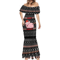 Merry Pigmas Christmas Mermaid Dress Xmas Holiday Patterns - Wonder Print Shop