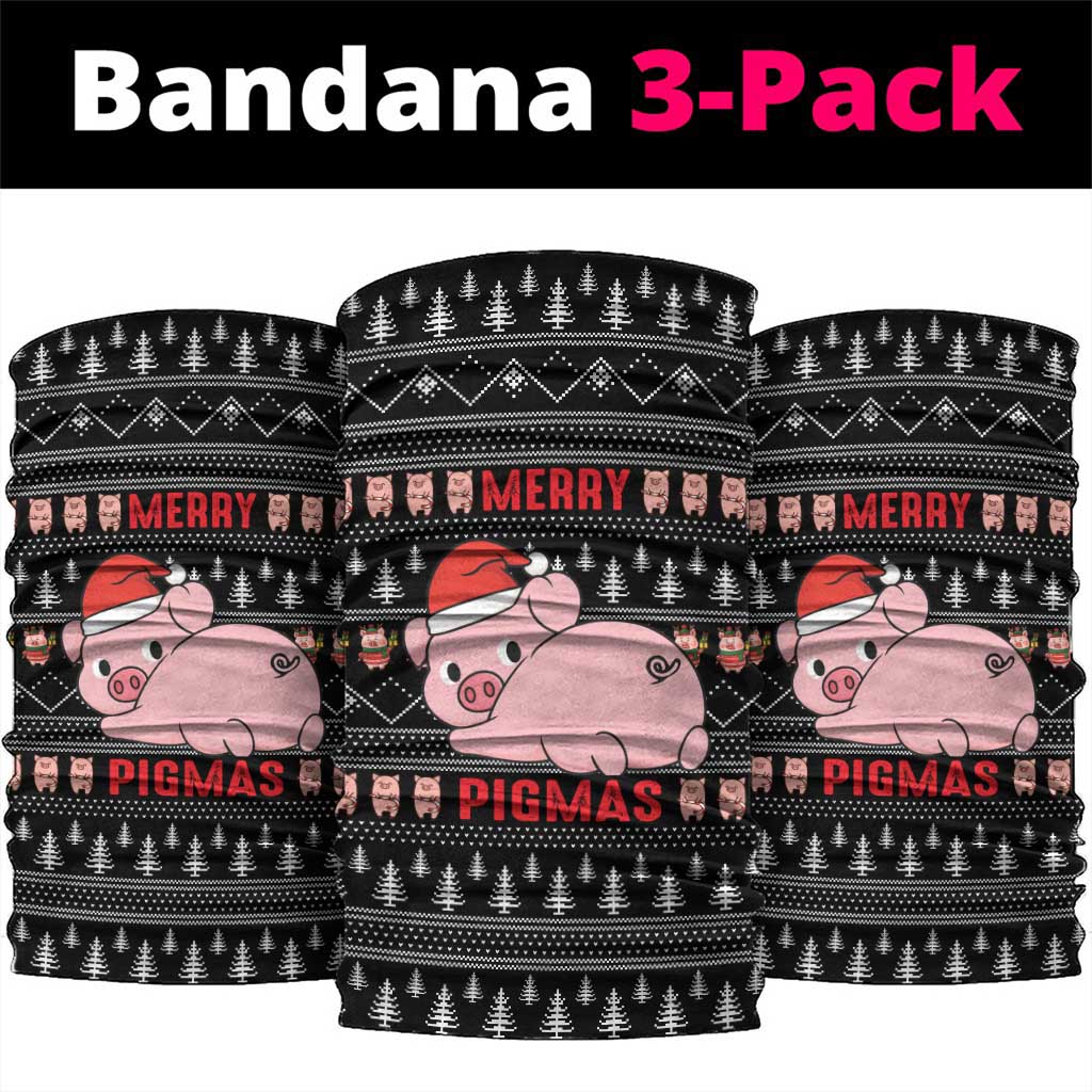 Merry Pigmas Christmas Neck Gaiter Xmas Holiday Patterns - Wonder Print Shop