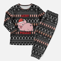Merry Pigmas Christmas Pajama Set Xmas Holiday Patterns - Wonder Print Shop