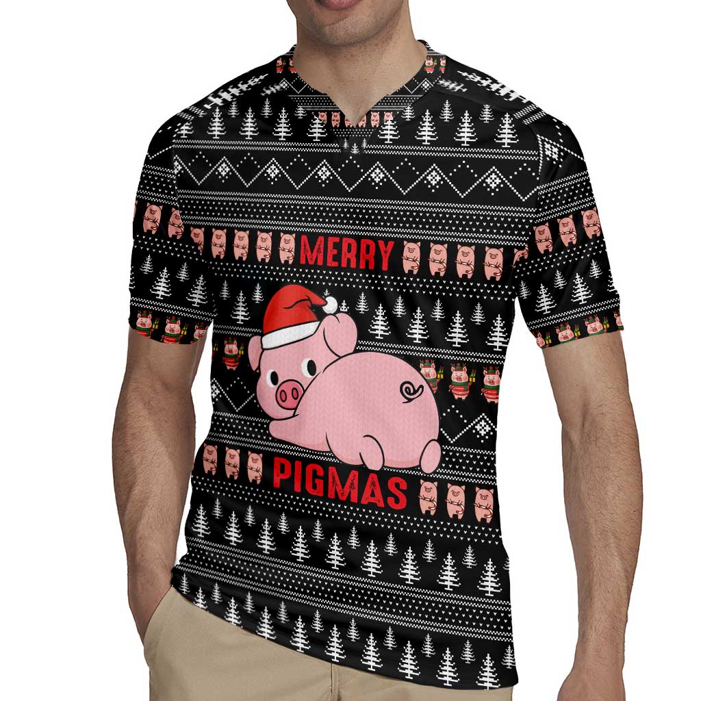 Merry Pigmas Christmas Rugby Jersey Xmas Holiday Patterns - Wonder Print Shop