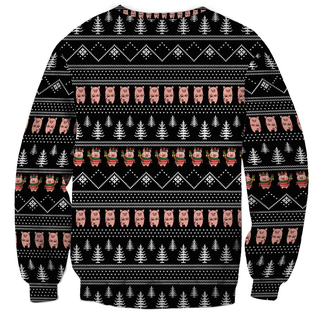 Merry Pigmas Christmas Sweatshirt Xmas Holiday Patterns - Wonder Print Shop