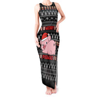 Merry Pigmas Christmas Tank Maxi Dress Xmas Holiday Patterns - Wonder Print Shop