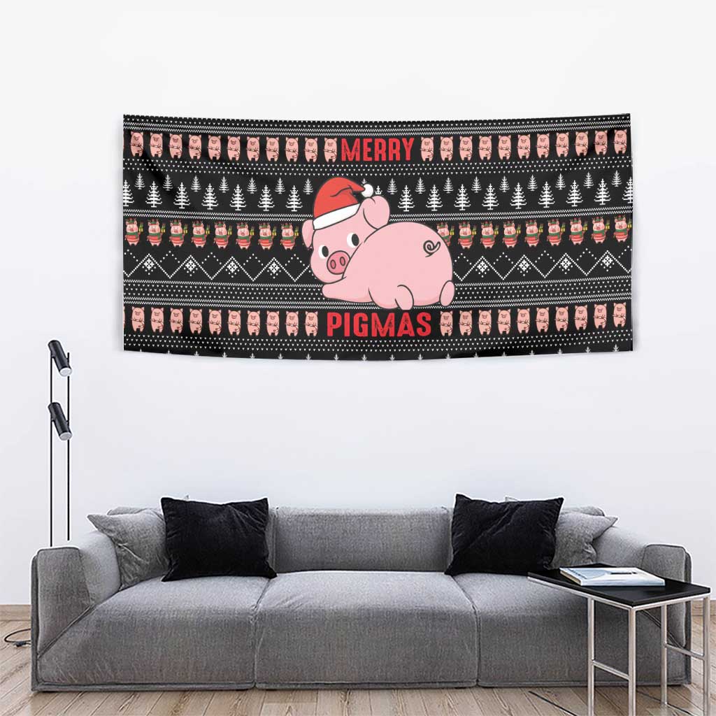 Merry Pigmas Christmas Tapestry Xmas Holiday Patterns - Wonder Print Shop