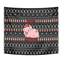 Merry Pigmas Christmas Tapestry Xmas Holiday Patterns - Wonder Print Shop