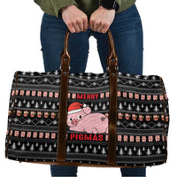 Merry Pigmas Christmas Travel Bag Xmas Holiday Patterns - Wonder Print Shop