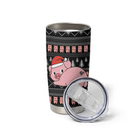 Merry Pigmas Christmas Tumbler Cup Xmas Holiday Patterns - Wonder Print Shop
