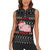Merry Pigmas Christmas Women Sleeveless Polo Shirt Xmas Holiday Patterns - Wonder Print Shop