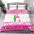 Pink Flamingo Christmas Bedding Set Xmas Holiday Patterns - Wonder Print Shop