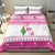 Pink Flamingo Christmas Bedding Set Xmas Holiday Patterns - Wonder Print Shop