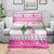 Pink Flamingo Christmas Blanket Xmas Holiday Patterns - Wonder Print Shop