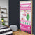 Pink Flamingo Christmas Door Cover Xmas Holiday Patterns - Wonder Print Shop