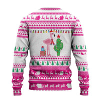 Pink Flamingo Christmas Ugly Christmas Sweater Xmas Holiday Patterns - Wonder Print Shop