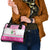 Pink Flamingo Christmas Shoulder Handbag Xmas Holiday Patterns - Wonder Print Shop