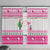 Pink Flamingo Christmas Window Curtain Xmas Holiday Patterns - Wonder Print Shop