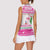 Pink Flamingo Christmas Women Sleeveless Polo Shirt Xmas Holiday Patterns - Wonder Print Shop