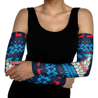 Merry Quarantine Christmas Arm Sleeves Xmas Holiday Patterns - Wonder Print Shop