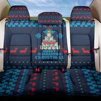 Merry Quarantine Christmas Back Car Seat Cover Xmas Holiday Patterns - Wonder Print Shop