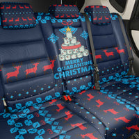 Merry Quarantine Christmas Back Car Seat Cover Xmas Holiday Patterns - Wonder Print Shop