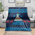 Merry Quarantine Christmas Blanket Xmas Holiday Patterns - Wonder Print Shop
