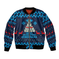 Merry Quarantine Christmas Bomber Jacket Xmas Holiday Patterns - Wonder Print Shop