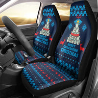 Merry Quarantine Christmas Car Seat Cover Xmas Holiday Patterns - Wonder Print Shop