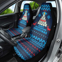 Merry Quarantine Christmas Car Seat Cover Xmas Holiday Patterns - Wonder Print Shop
