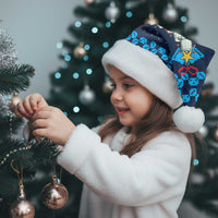 Merry Quarantine Christmas Santa Hat Xmas Holiday Patterns - Wonder Print Shop