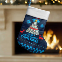 Merry Quarantine Christmas Stocking Xmas Holiday Patterns - Wonder Print Shop