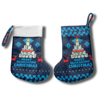 Merry Quarantine Christmas Stocking Xmas Holiday Patterns - Wonder Print Shop