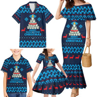 Merry Quarantine Christmas Family Matching Mermaid Dress and Hawaiian Shirt Xmas Holiday Patterns - Wonder Print Shop