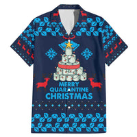 Merry Quarantine Christmas Family Matching Mermaid Dress and Hawaiian Shirt Xmas Holiday Patterns - Wonder Print Shop